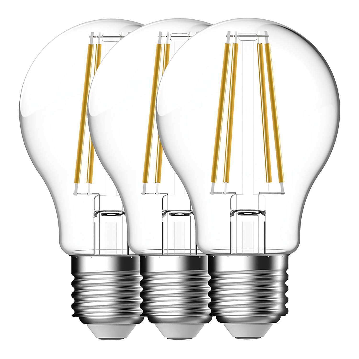 Leuchtmittel Smart E27 650lm 3er-Set Klarglas Transparent 0