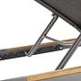 Foxx Lounger Aluminium Teak Anthracite 3