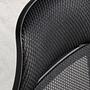 Office chair Swivel Mesh fabric Black 6
