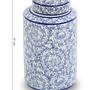 Calix Ceramic vessel Blue White 4