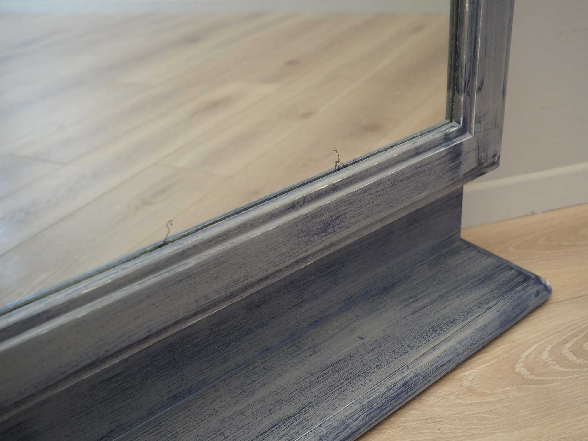 Vintage Mirror Beechwood Grey 1960s 7