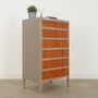 Vintage chest of drawers walnut brown 1960s 4
