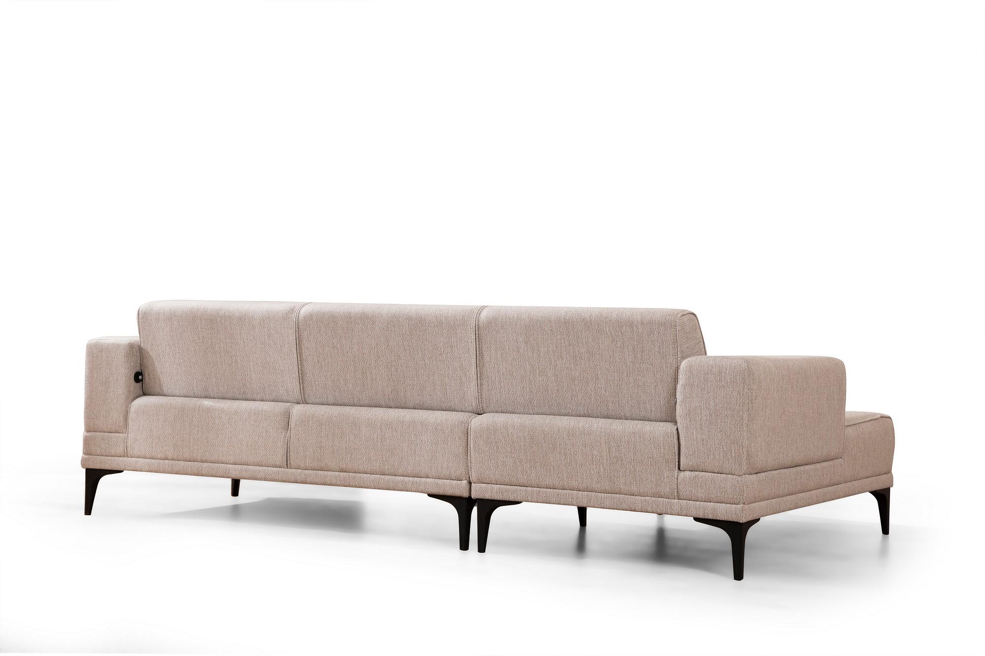 Horizon Ecksofa Links Hellbraun 5