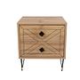 Luna bedside table Wood veneer 0