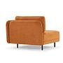 Ellis 1-seater module removable armrest Danny Amber 1