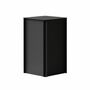 Pedestal 45 Side table Metal Black 1