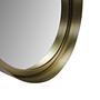 Runder Spiegel Metall Gold ø30cm 2