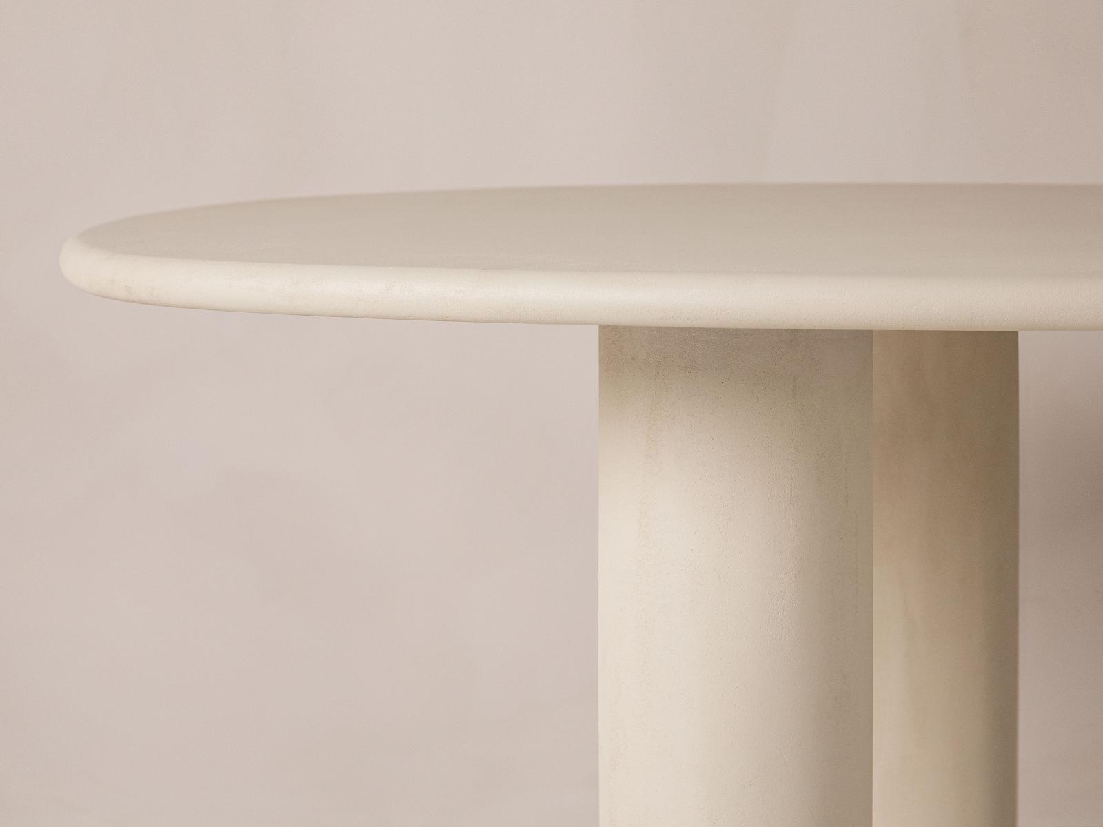 Mel Esstisch 8-Sitzer Technisches Holz Weiß 200x120x76 cm 4