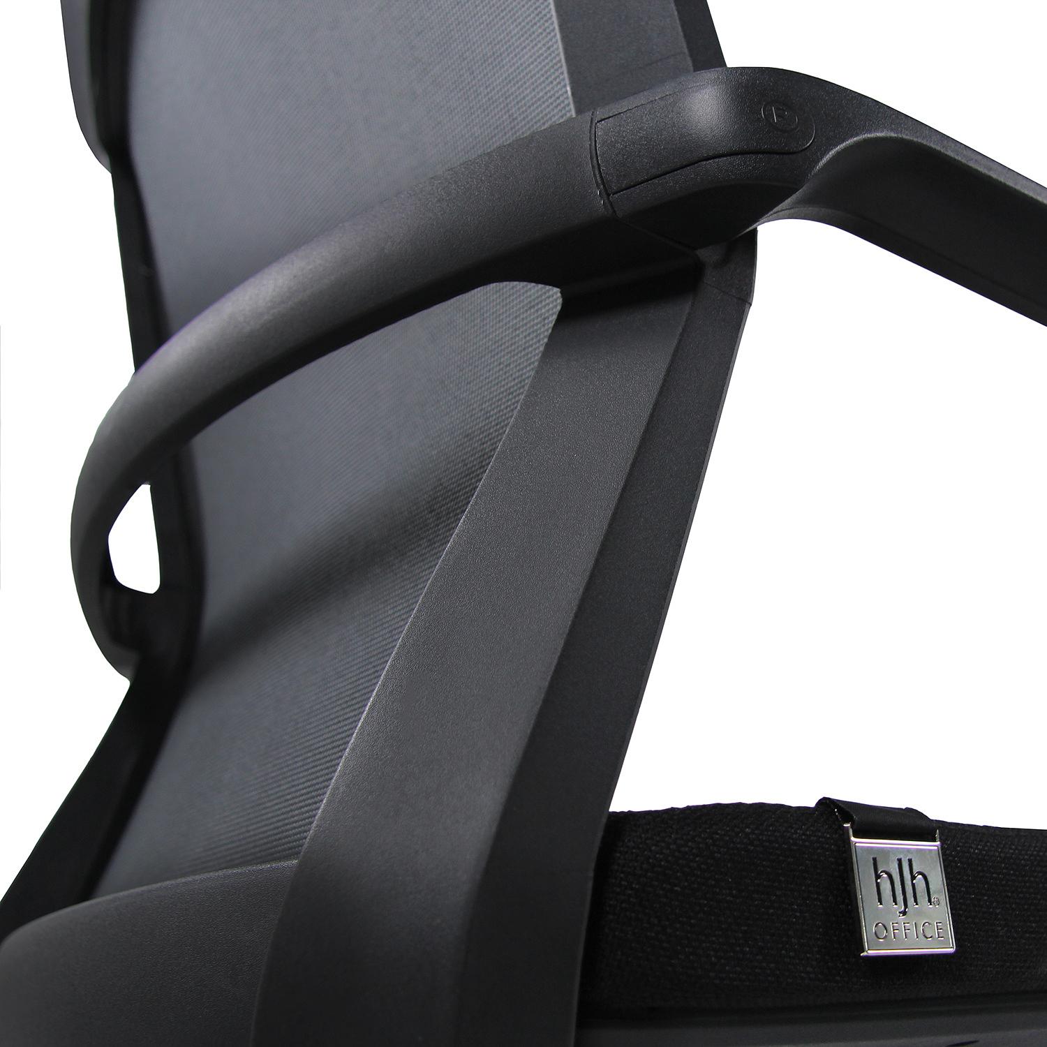 MOVE-TEC NET 3D Bürostuhl Netzstoff Schwarz 1