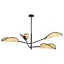 Ceiling light Vene 4-light steel black 3