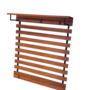 Vintage Wandgarderobe Holz 0