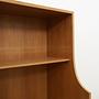 Vintage Bookshelf Wood Brown 1970s 12