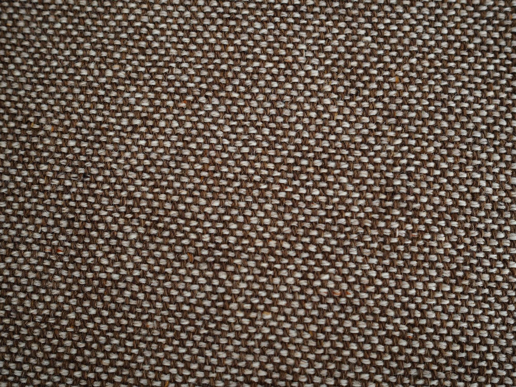 Vintage Stuhl Metall Textil Braun 1970er Jahre  10