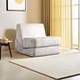 Origami Sessel Chaiselongue Umwandelbar Cream 0