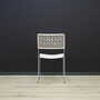 2x Vintage chair metal white 1960s 9
