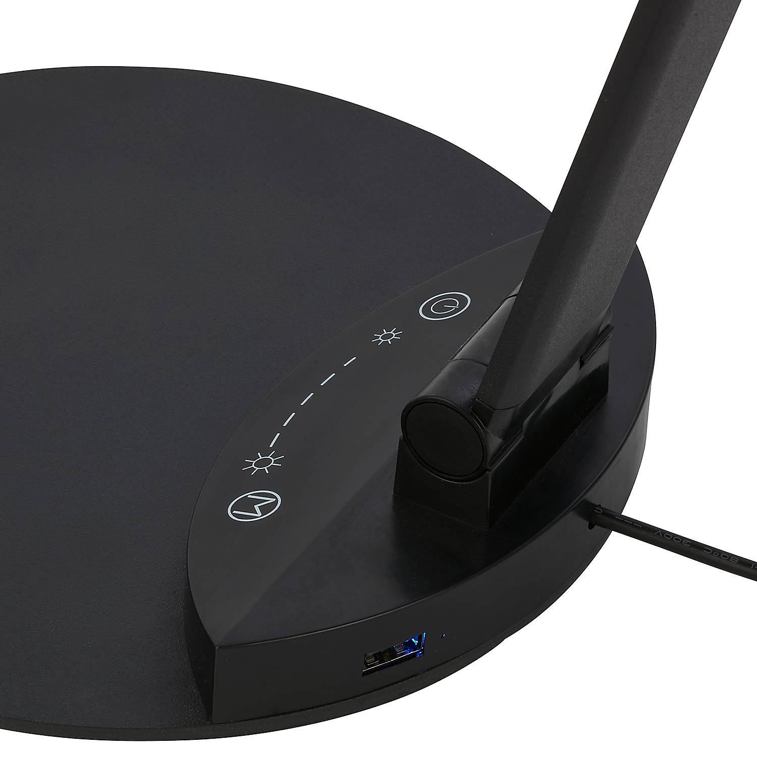 LED table lamp Haiti Nylon Iron Black 2