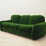 3-Sitzer Sofa Velours Grün 1970er Jahre 2