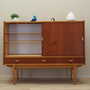 Vintage Highboard Teakholz Braun 1960er Jahre 2