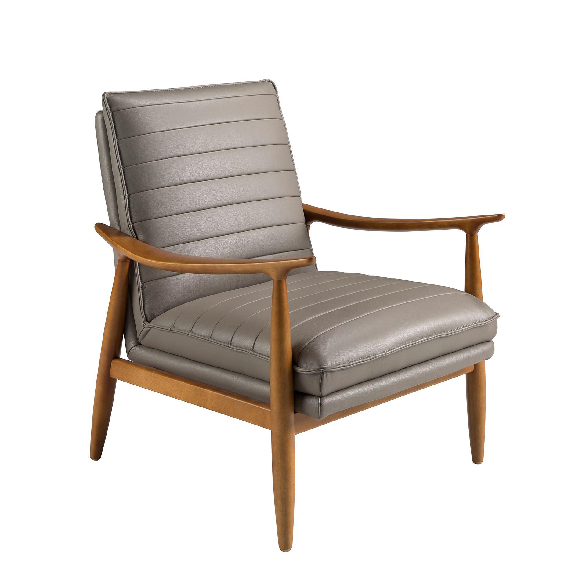 Dunkelgrauer Ledersessel 5130 0