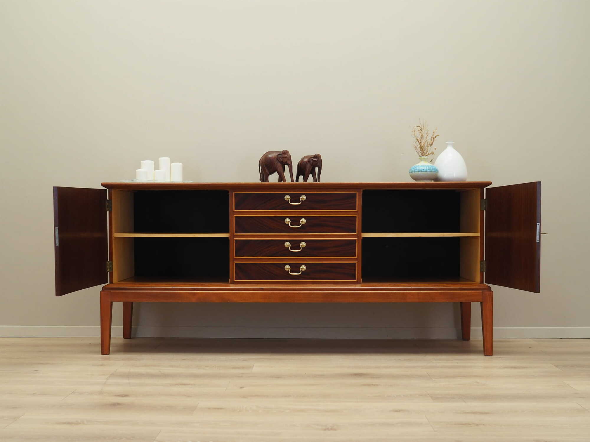 Sideboard Mahagoni Braun 1970er Jahre 2