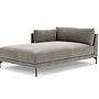 Vincent 1-Sitzer Récamiere Links Planet Grey Green 0