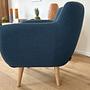 Anne Armchair Olena Midnight Blue 1