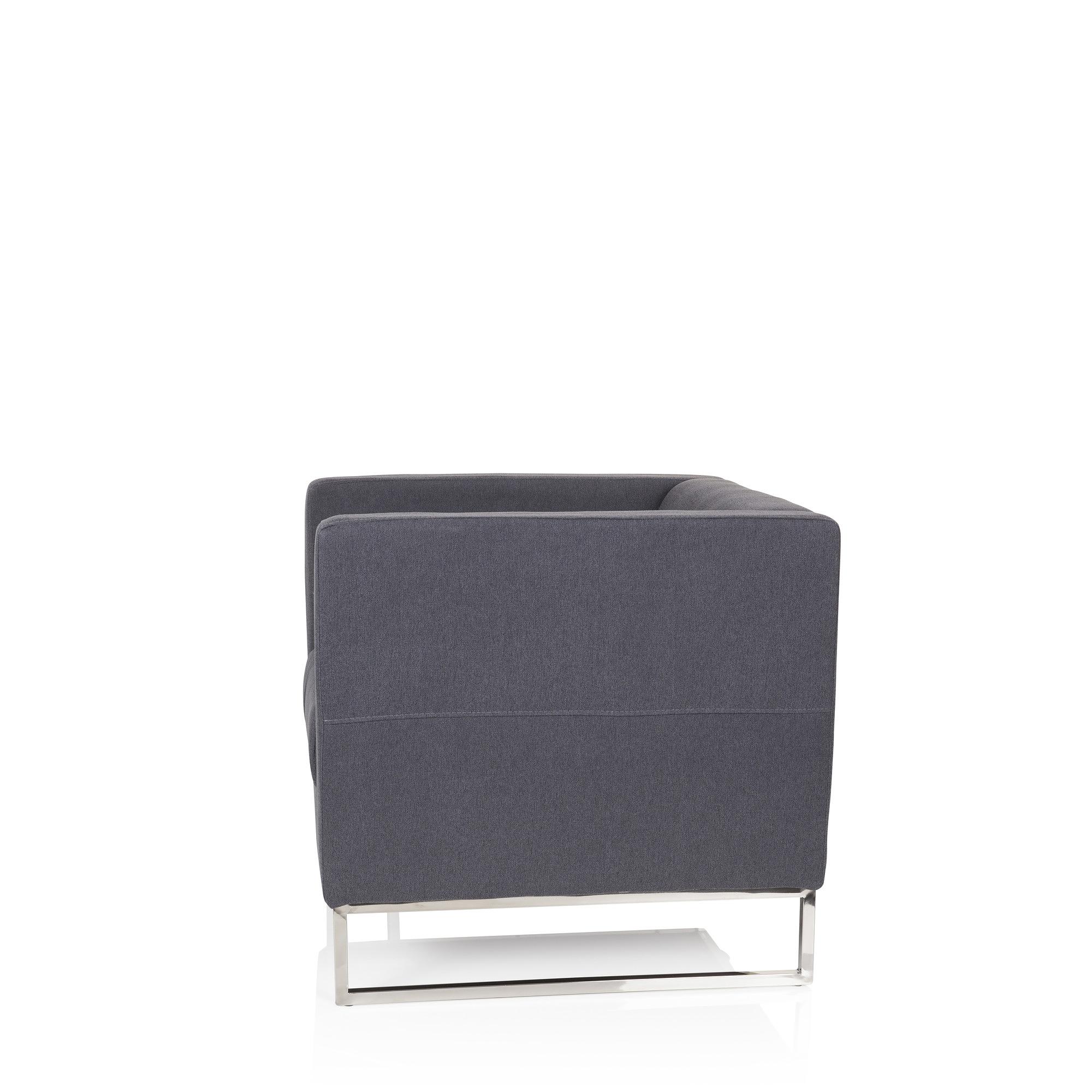 BARBADOS Sessel Stoff Grau 8