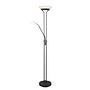 LED-Stehleuchte Orson Glas Aluminium Schwarz 0