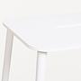 Adam Mono Garden Stool White 1