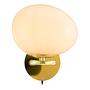 1-Flame Wall Lamp Shapes Aluminum Brass 4