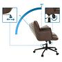 Solao Life  Office Chair Swivel Fabric Dark Brown 1