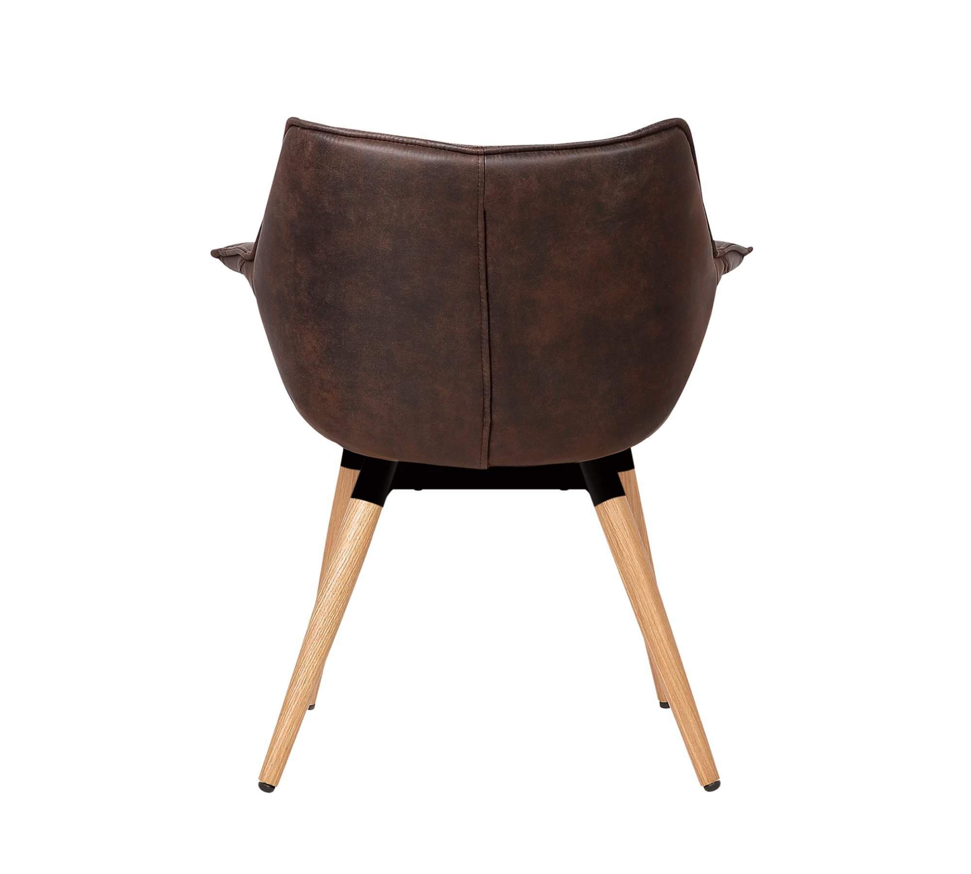 Armchair Solid wood Plastic Brown 3