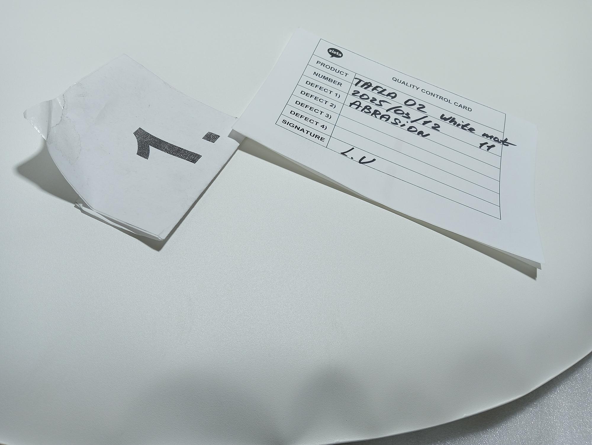 Tafla Spiegel O2 Edelstahl Candy Weiß Matt 3