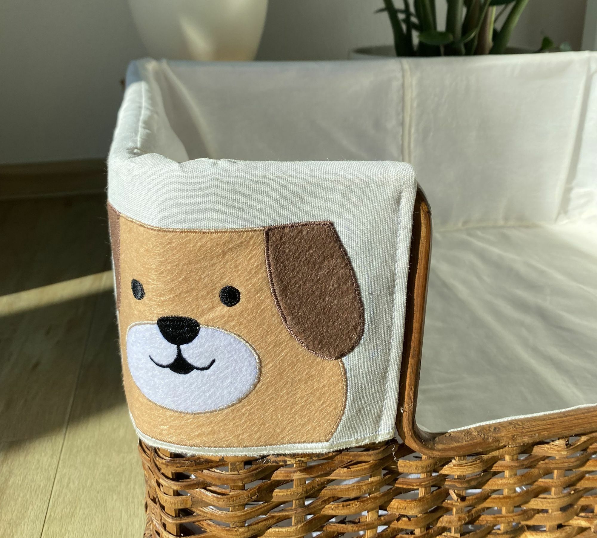 Hundebett Mittel Rattan Braun 5