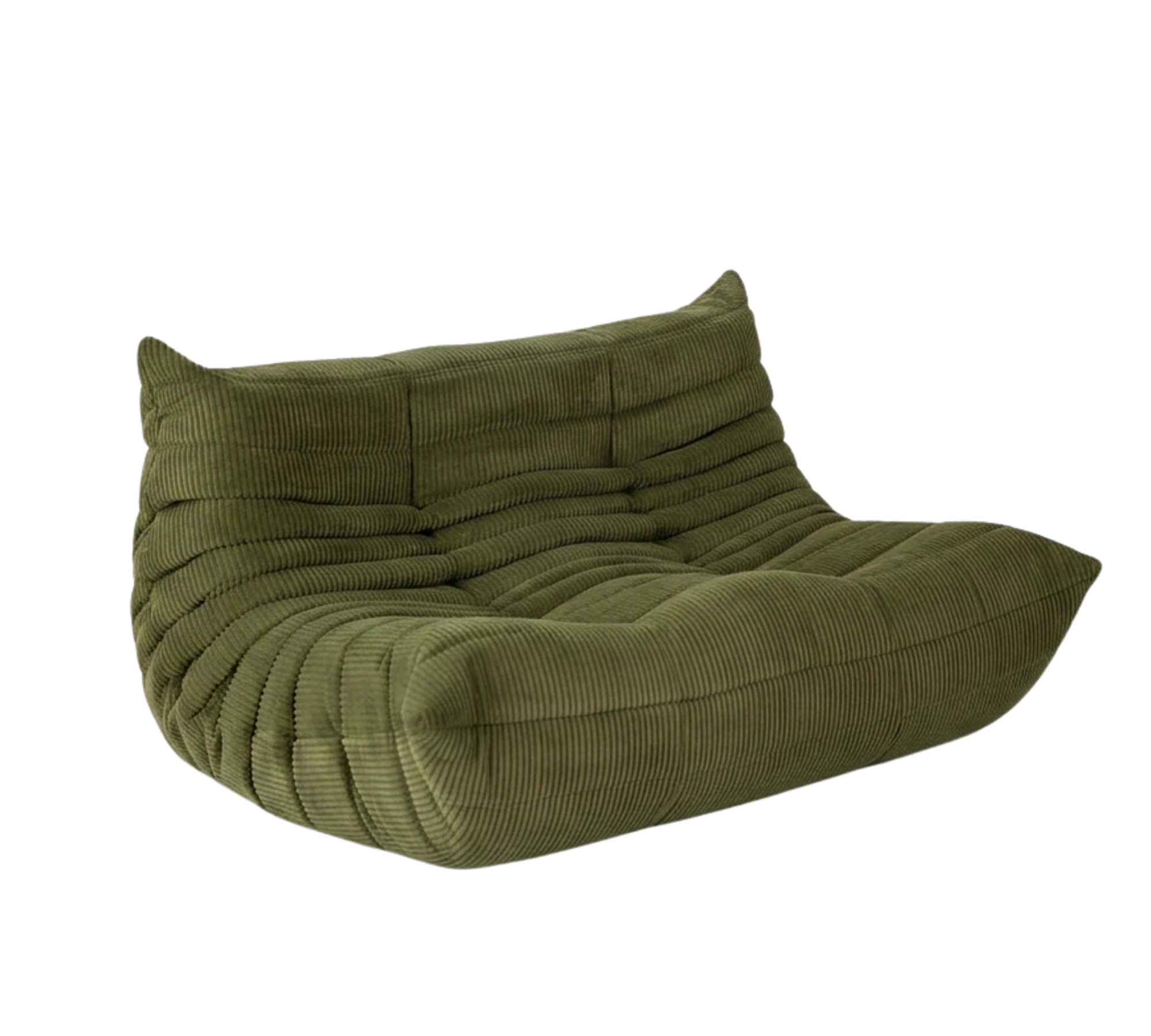 Togo Lounge Set 5-piece Corduroy Sage Green 2