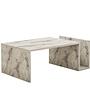 Memo Couchtisch Holz Freesia Marmor 4