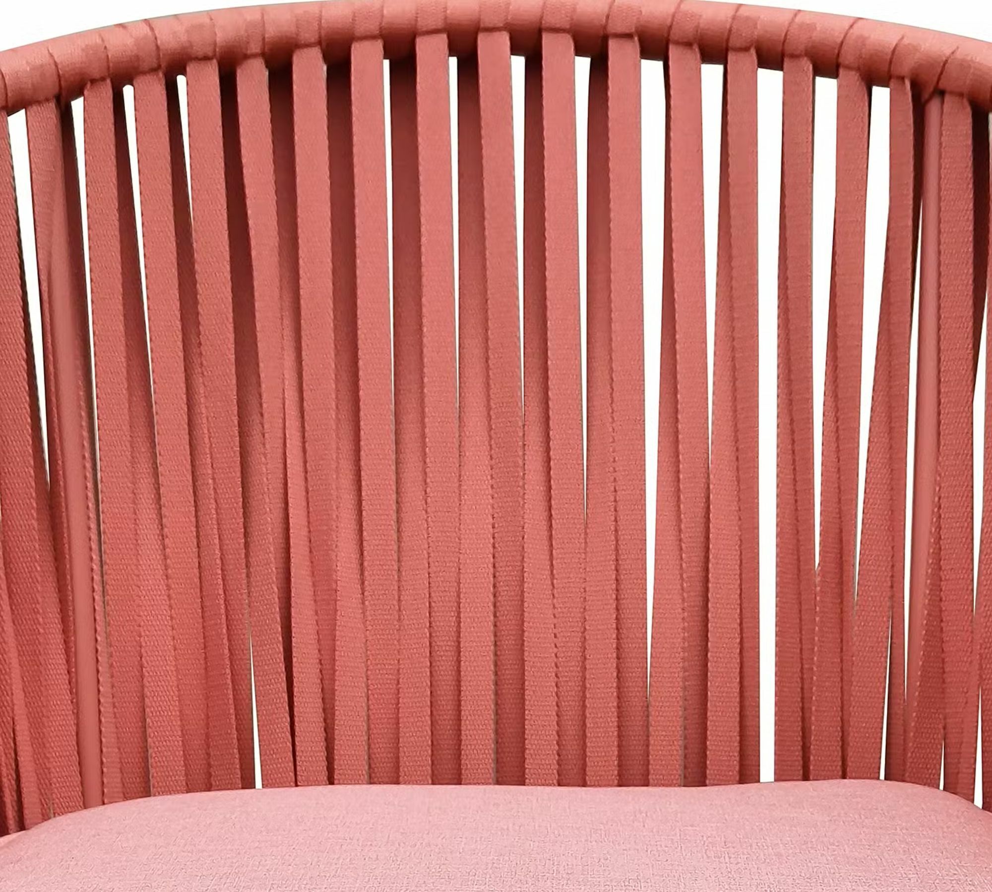 2x Noxi Gartenstuhl Stahl Polyester Flamingorosa 6