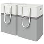 Laundry basket Abumi set of 2 Light grey 1