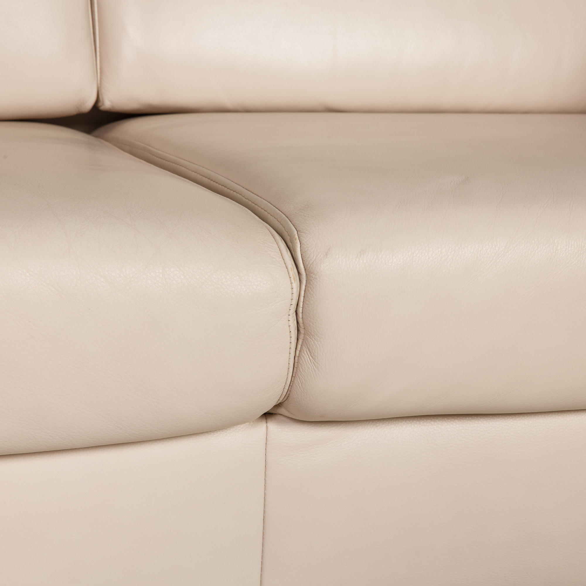 Flex Plus Sofa 2-Sitzer Leder Creme 2
