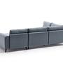 Belen Sofa Bed 4-Seater Blue 9