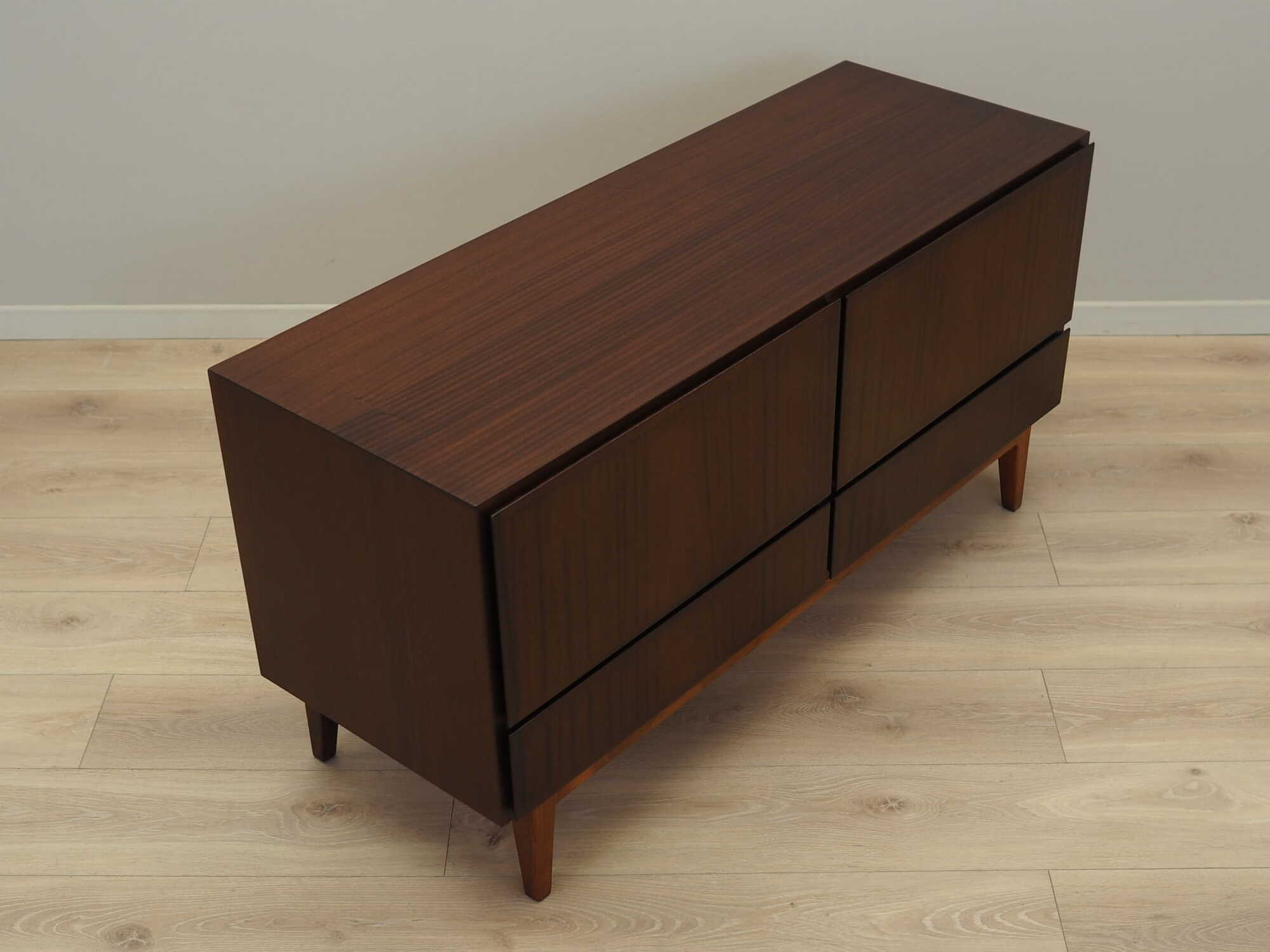 Vintage dresser mahogany brown 1970s 7
