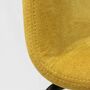 Bardot Stuhl Textil Metall Gelb 3