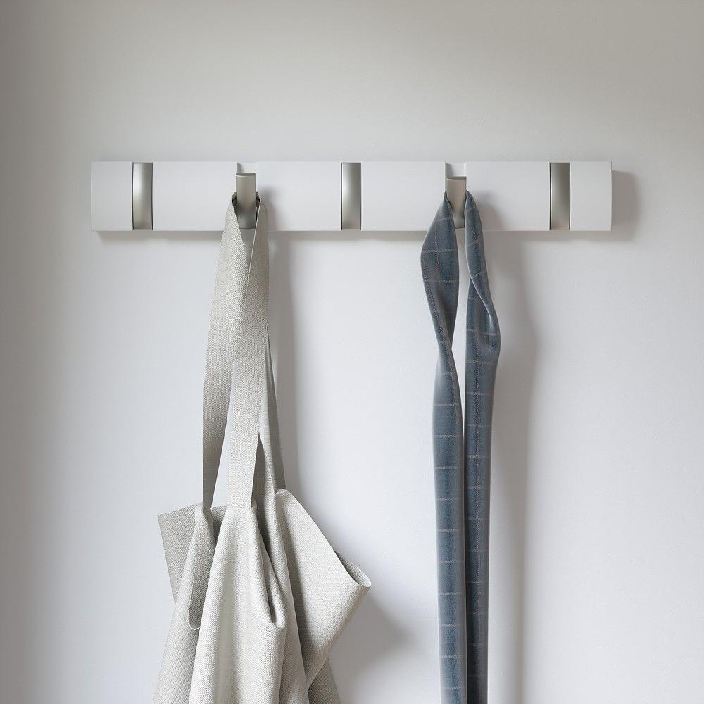 Coat rack Flip Poplar Solid wood White 1