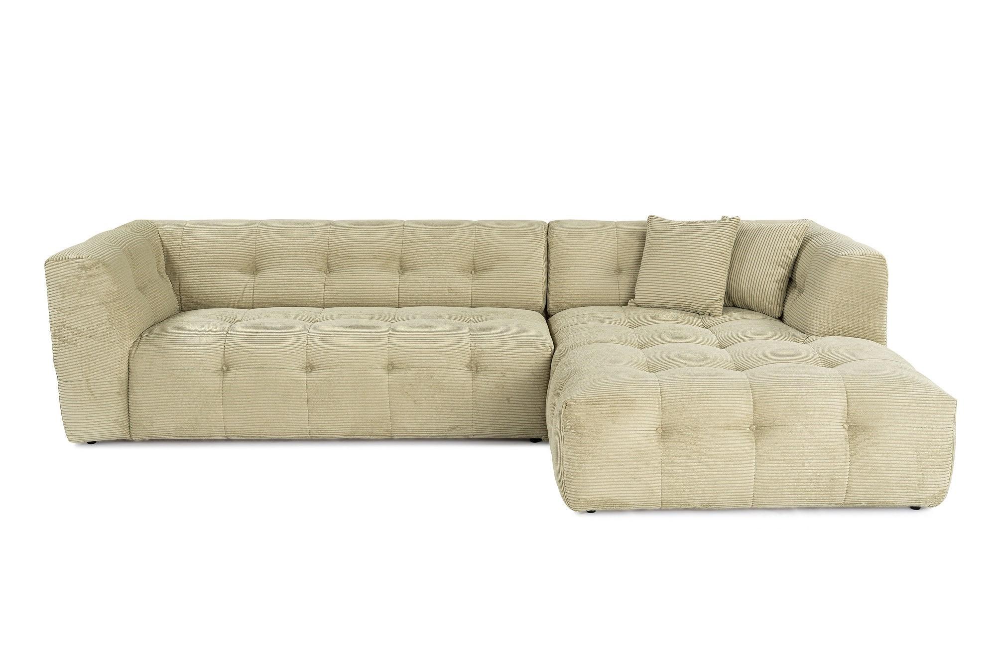 Cady Sofa Chaise Longue Right Light Green 1
