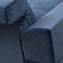 Frido divano angolare sinistro blu navy 4