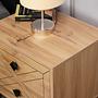 Luna bedside table Wood veneer 3