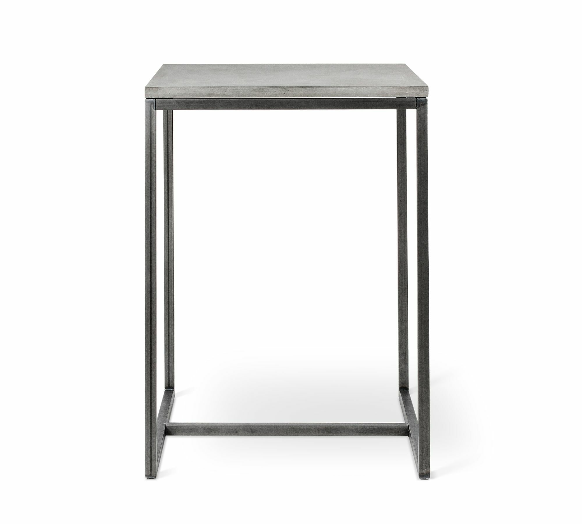 Perspective Bartisch Faserbeton Stahl Grau 1