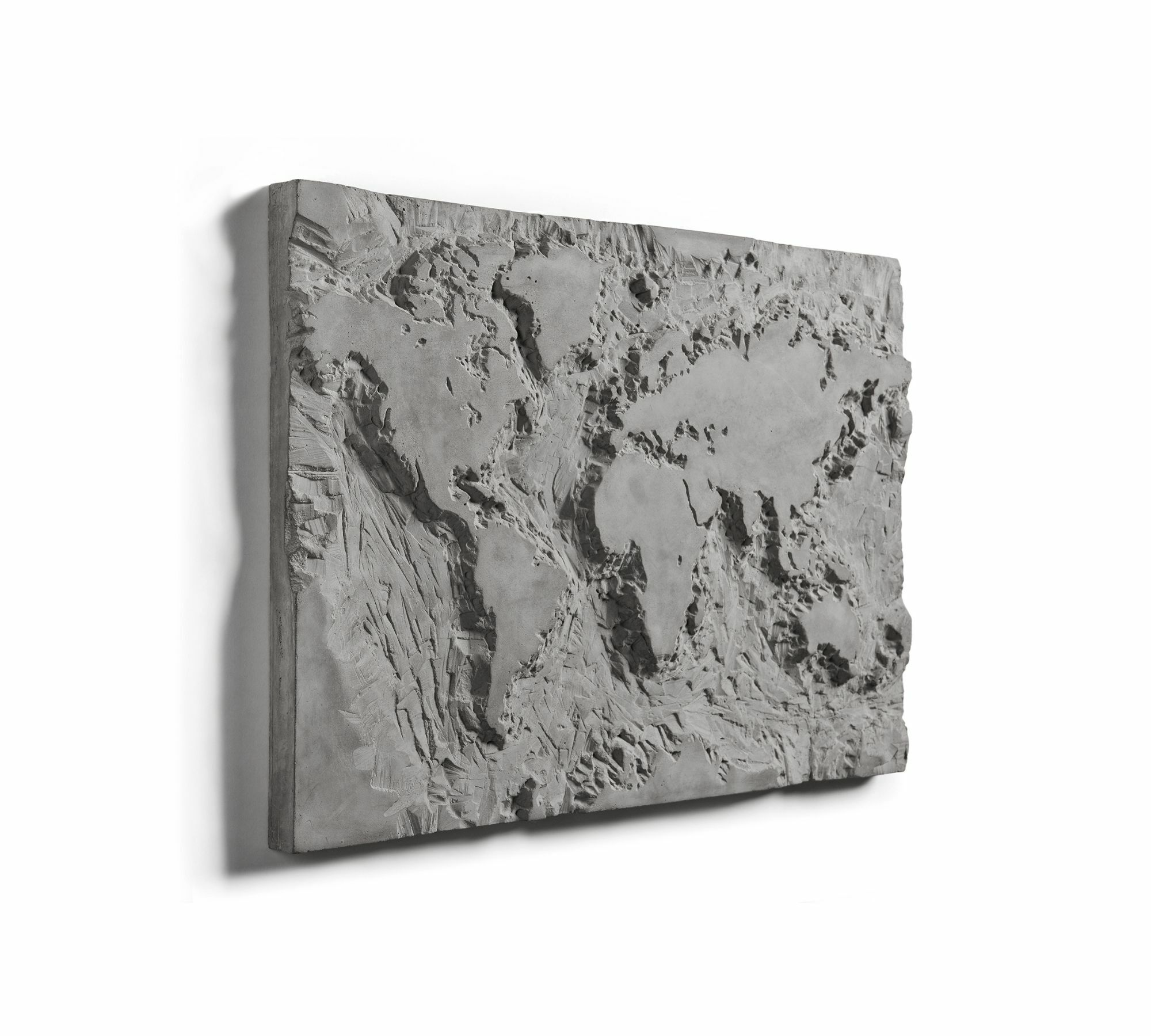 The Gray Planet Wandbild Faserbeton Grau 3