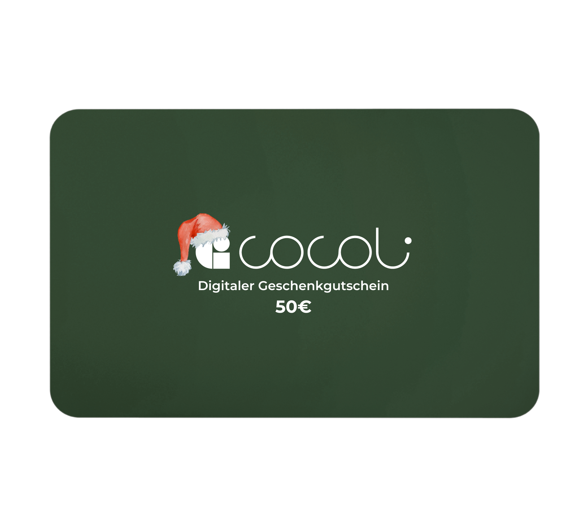 Digitaler Geschenkgutschein Christmas im Wert von 50 Euro 0