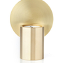 Glow Teelichthalter Messing Gold 0
